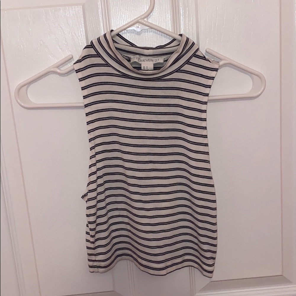 Cowl neck crop top